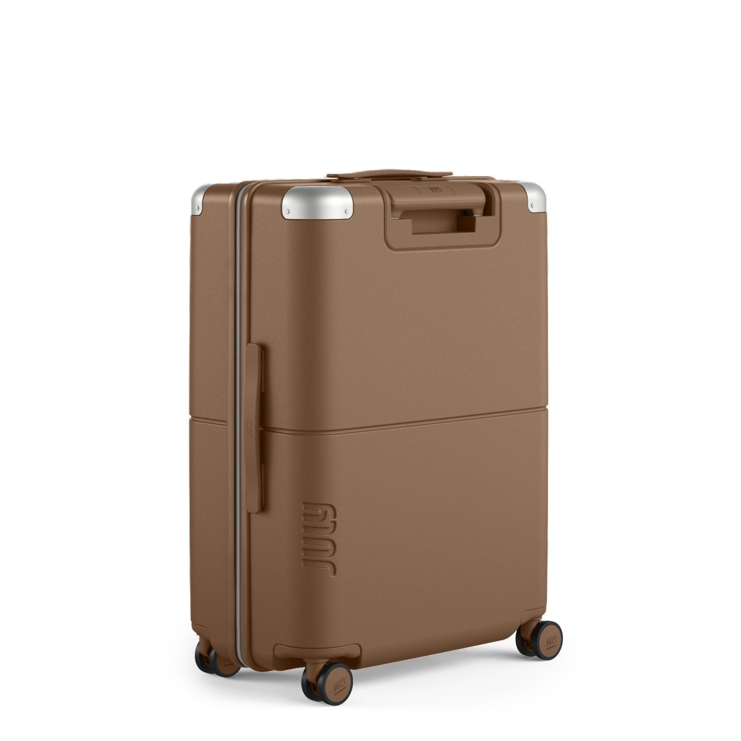 July Checked Polycarbonate 26" Luggage - Toffee