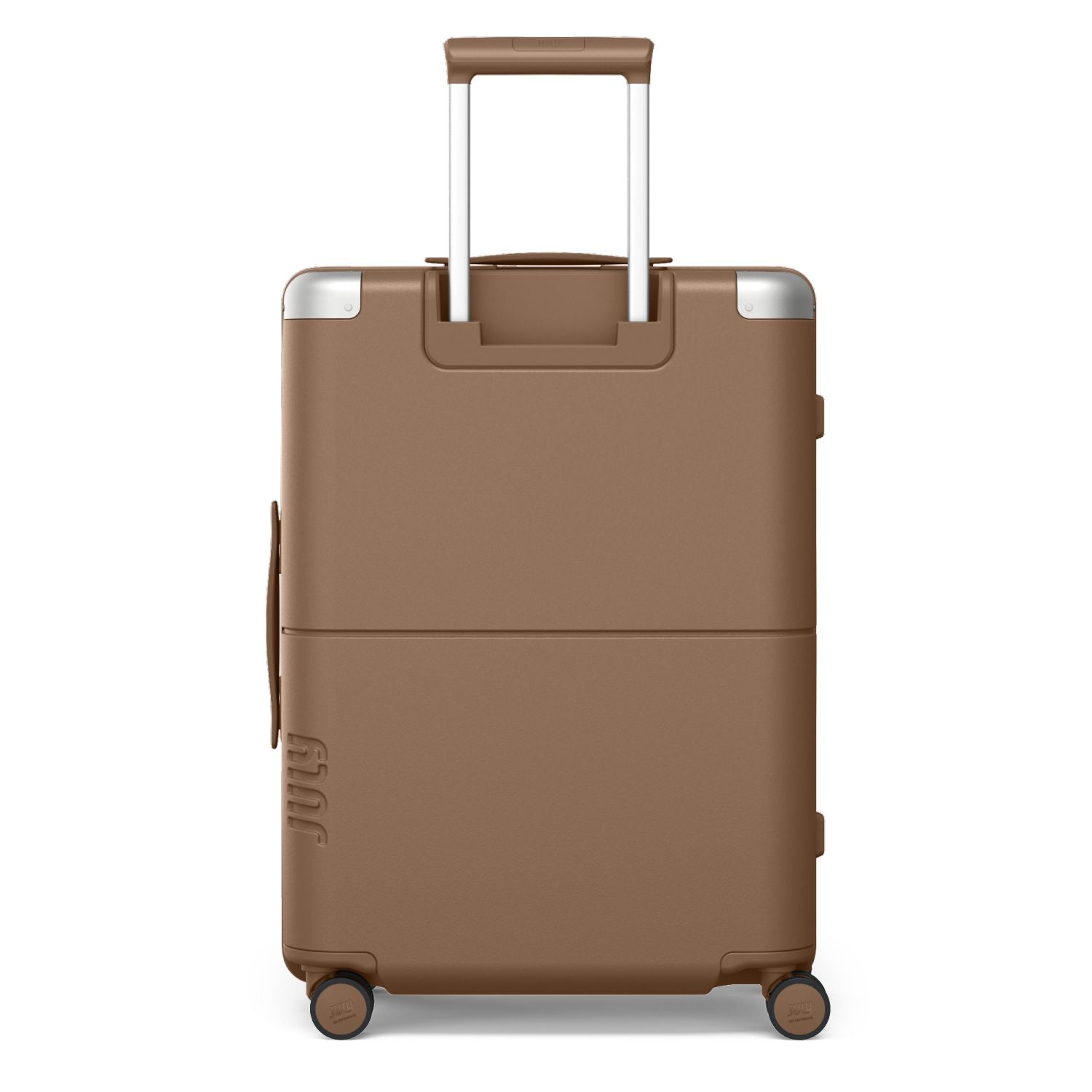 July Checked Polycarbonate 26" Luggage - Toffee