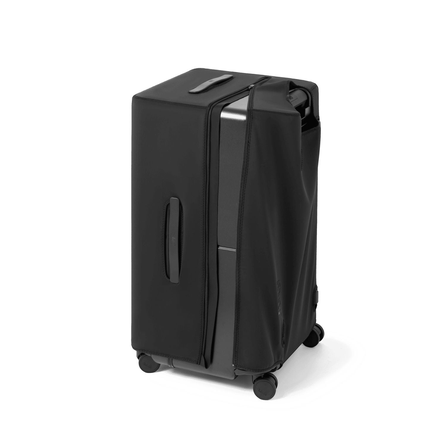 July Checked Trunk Luggage Cover - Black