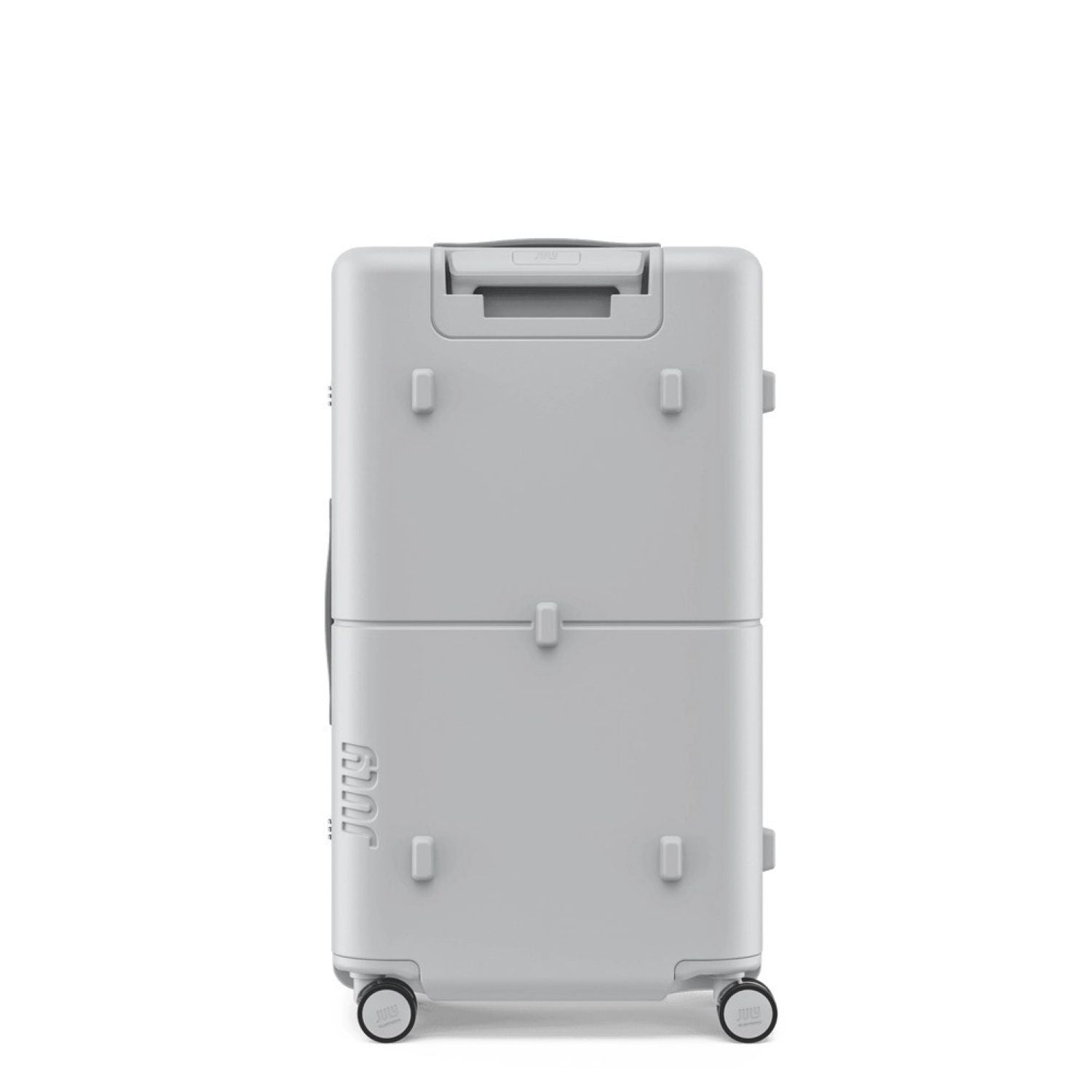 July Checked Trunk Polycarbonate Frame 28" Luggage - Matte Light Grey