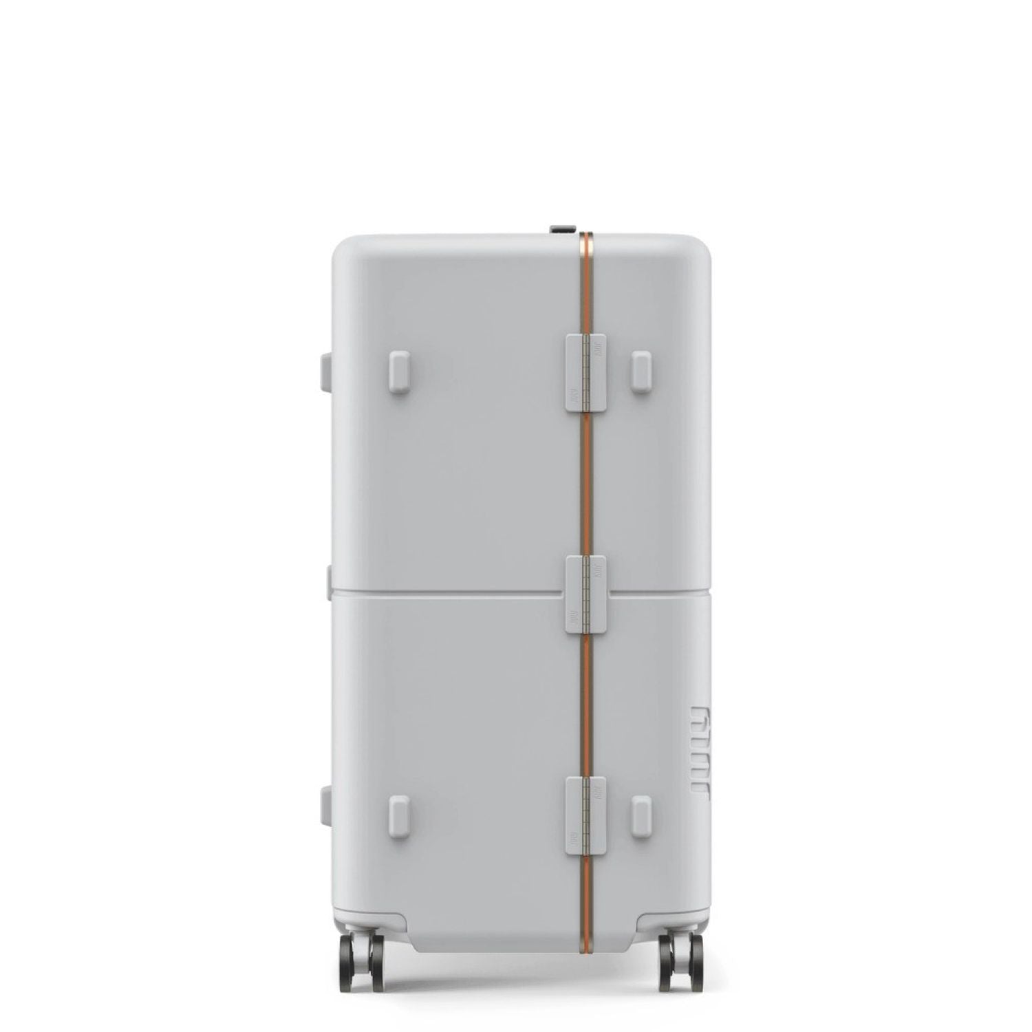 July Checked Trunk Polycarbonate Frame 28" Luggage - Matte Light Grey