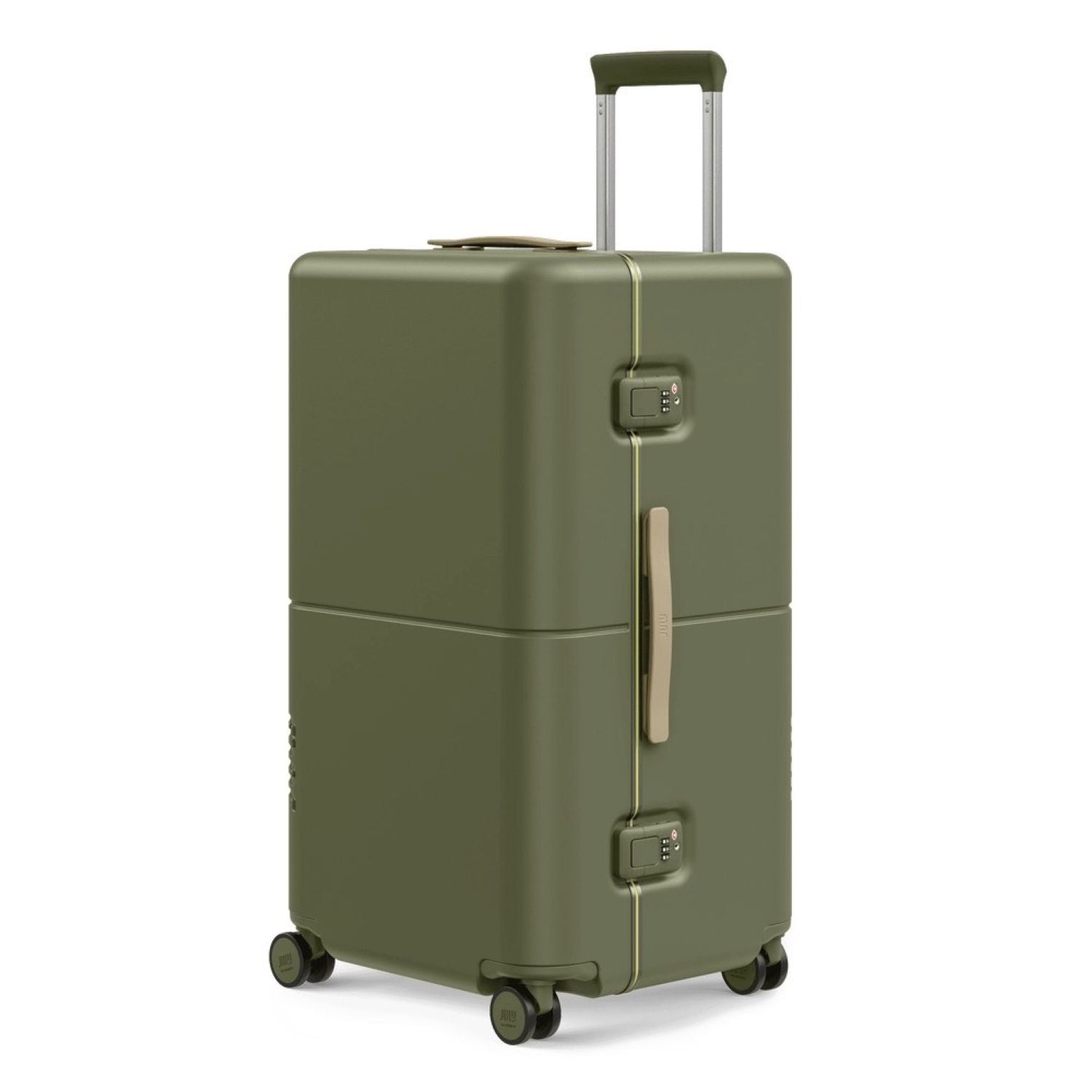 July Checked Trunk Polycarbonate Frame 28" Luggage - Matte Moss