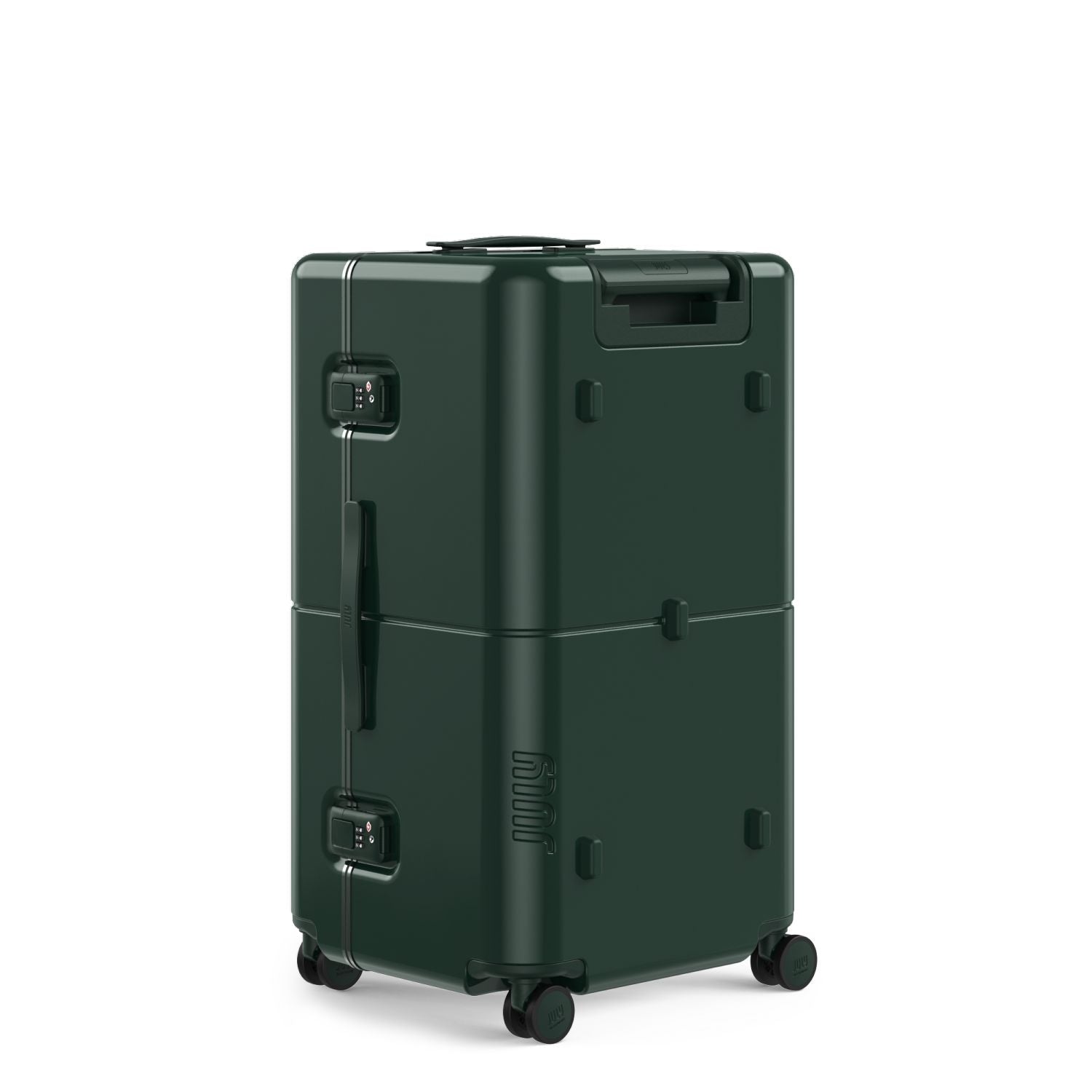 July Checked Trunk Polycarbonate Frame 28" Luggage - Forest