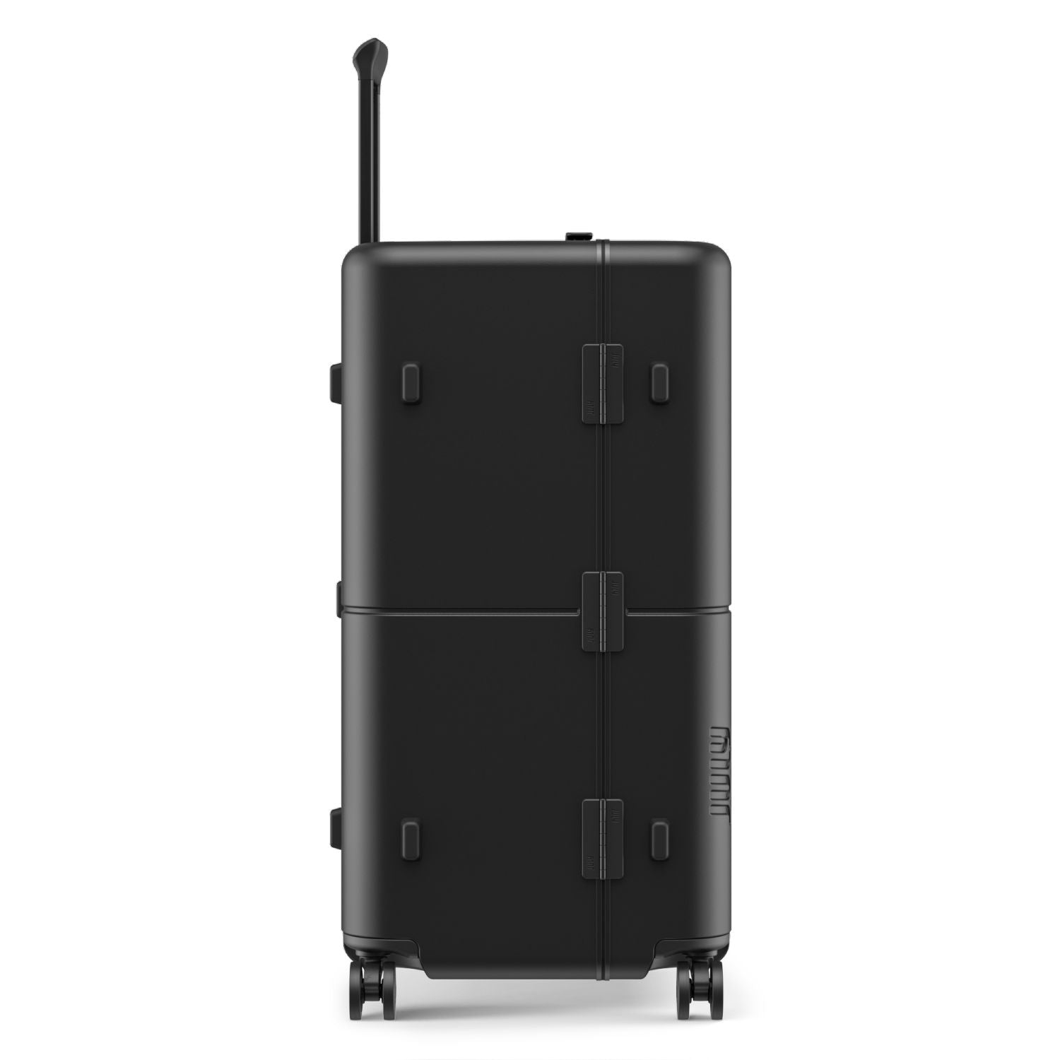 July Checked Trunk Polycarbonate Frame 28" Luggage - Matte Black