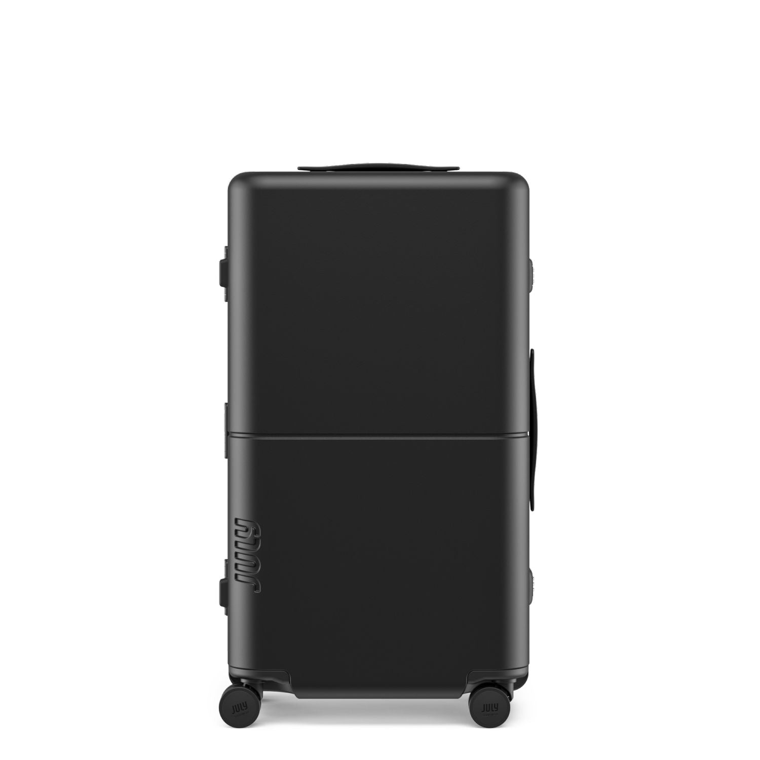 July Checked Trunk Polycarbonate Frame 28" Luggage - Matte Black