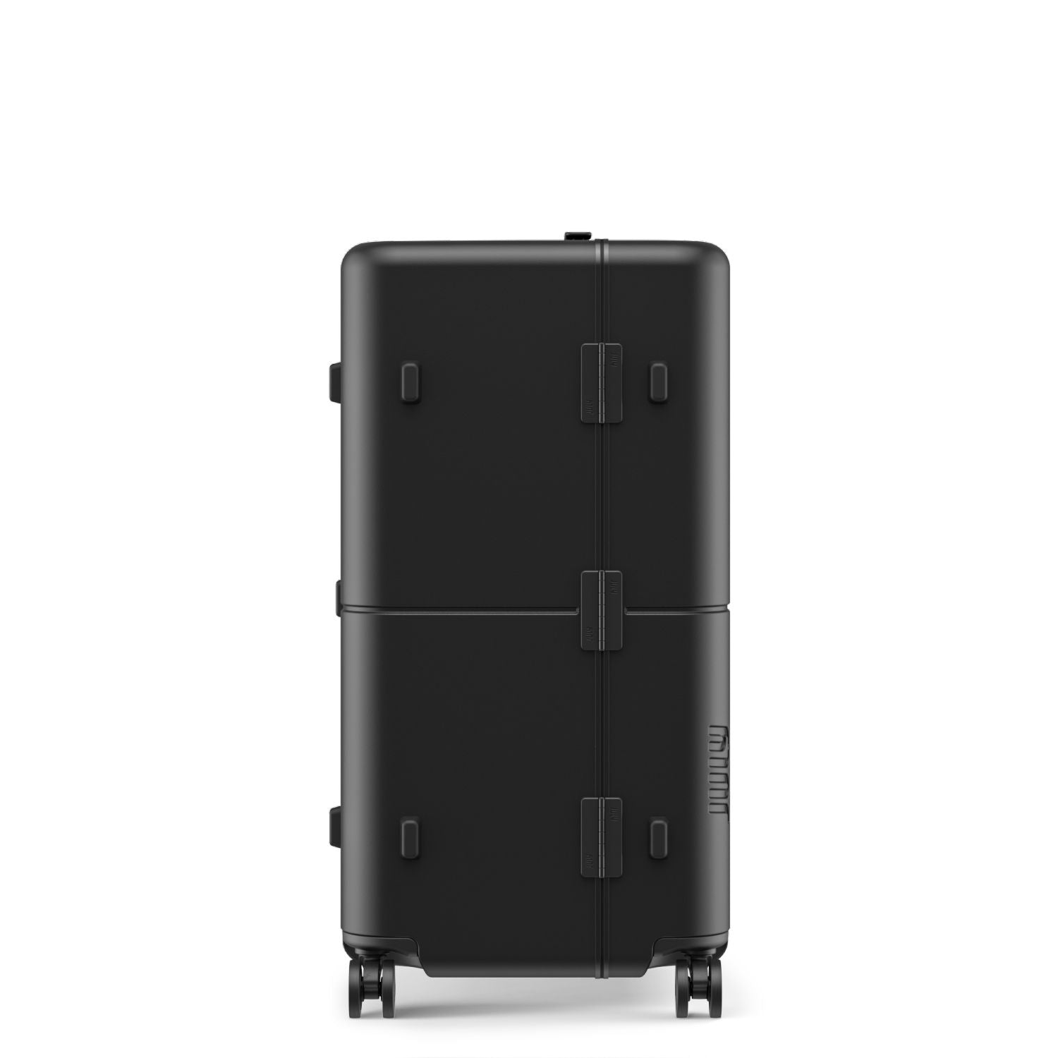 July Checked Trunk Polycarbonate Frame 28" Luggage - Matte Black