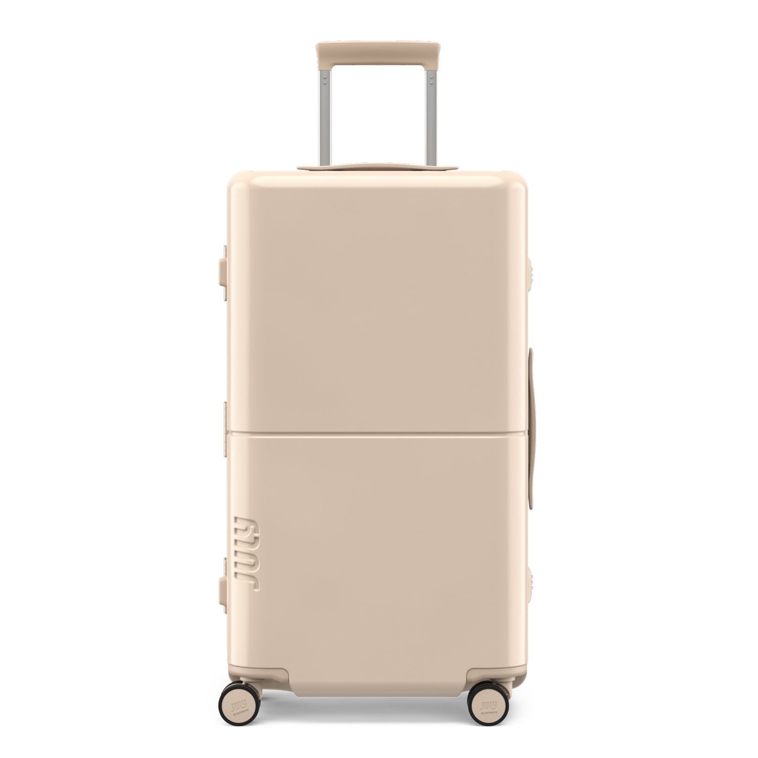 July Checked Trunk Polycarbonate Frame 28" Luggage - Sand