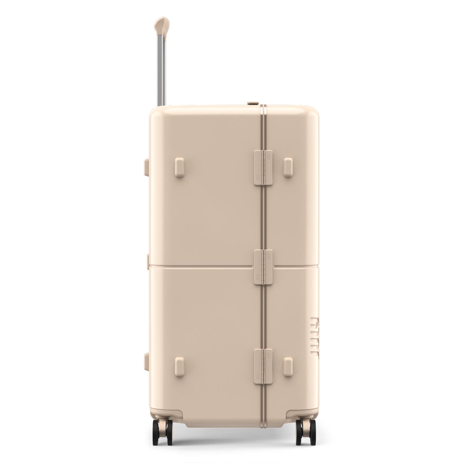 July Checked Trunk Polycarbonate Frame 28" Luggage - Sand