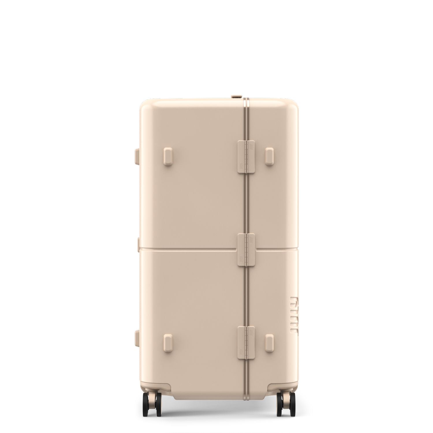 July Checked Trunk Polycarbonate Frame 28" Luggage - Sand