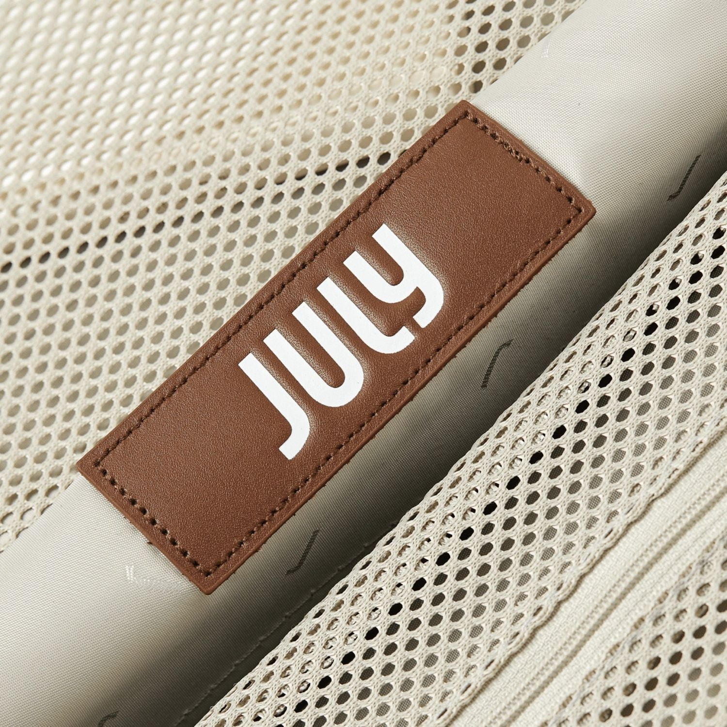 July Checked Trunk Polycarbonate Frame 28" Luggage - Matte Cream