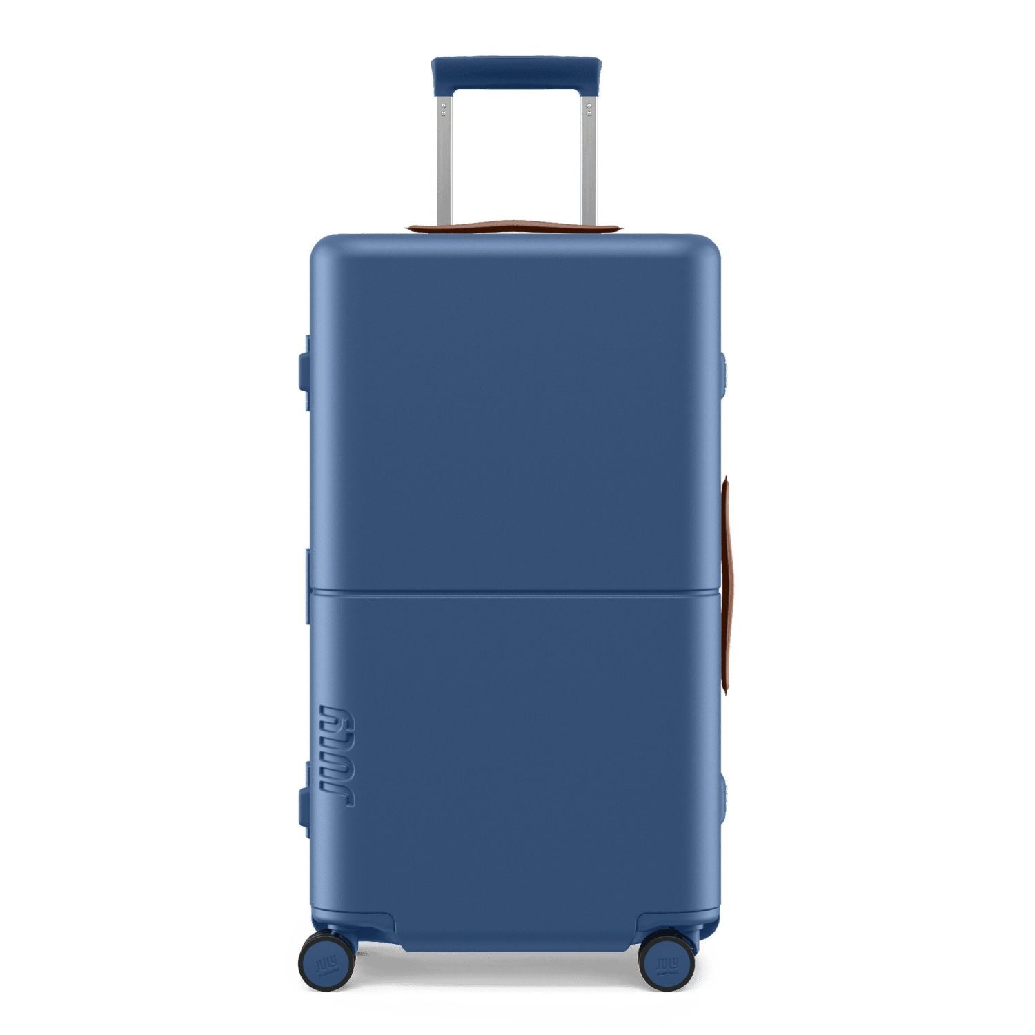 July Checked Trunk Polycarbonate Frame 28" Luggage - French Blue