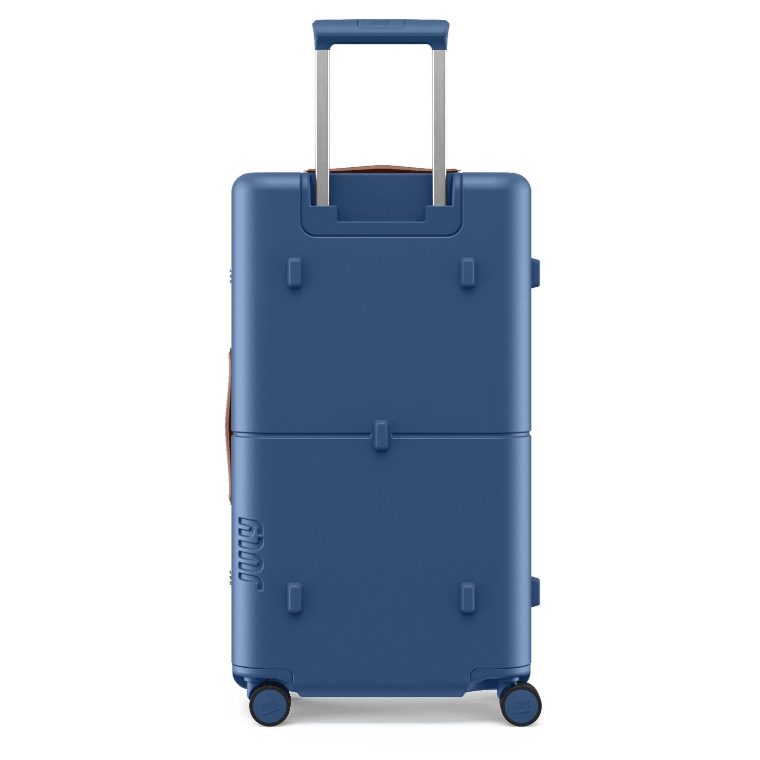 July Checked Trunk Polycarbonate Frame 28" Luggage - French Blue