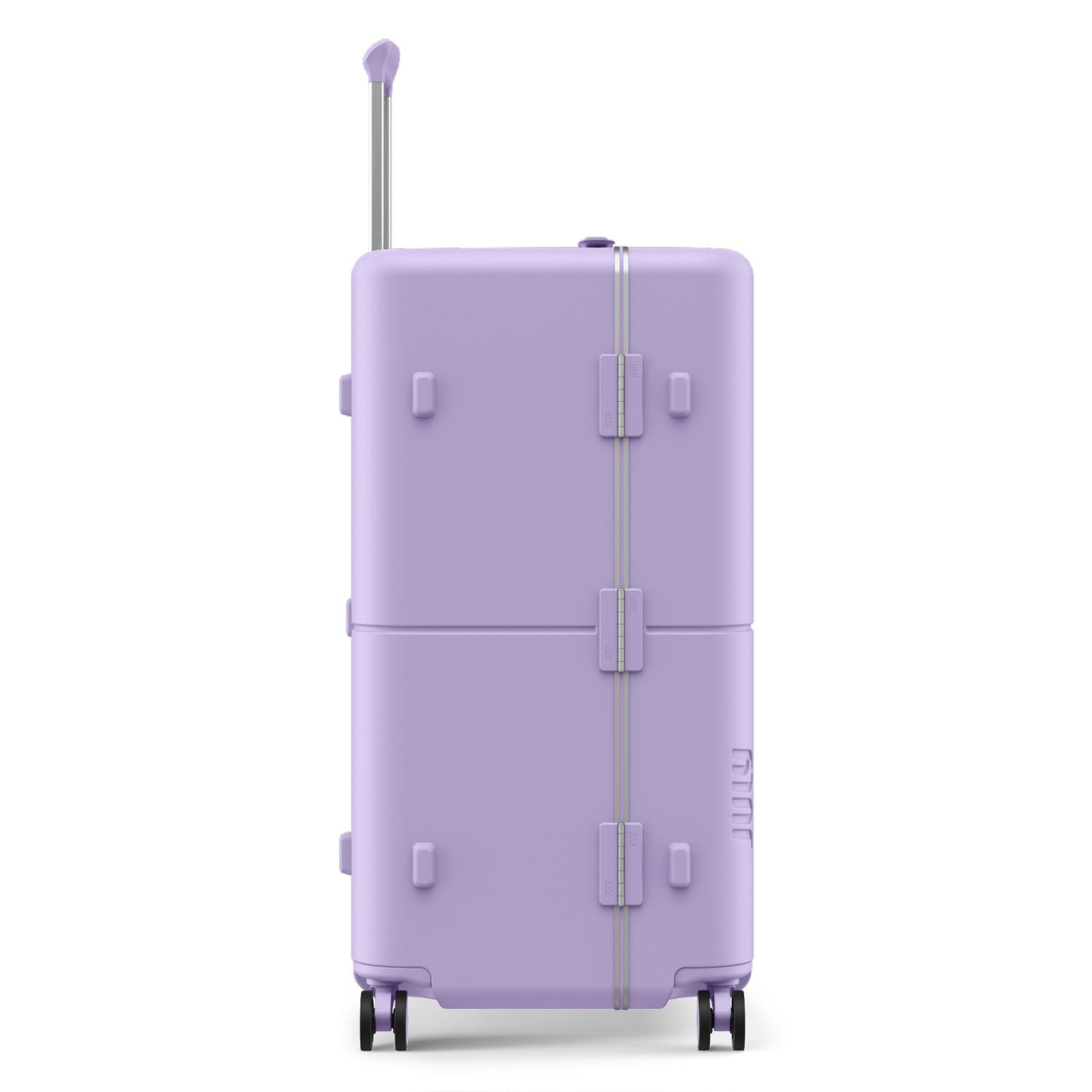 July Checked Trunk Polycarbonate Frame 28" Luggage - Lilac