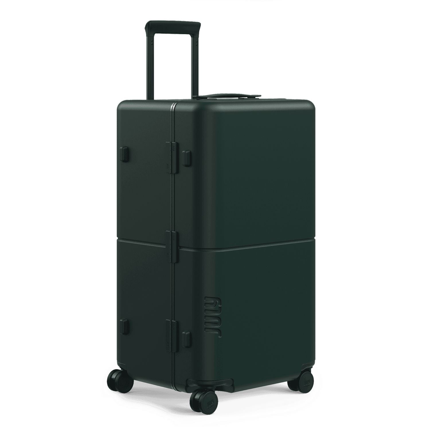 July Checked Trunk Polycarbonate Frame 28" Luggage - Matte Deep Green
