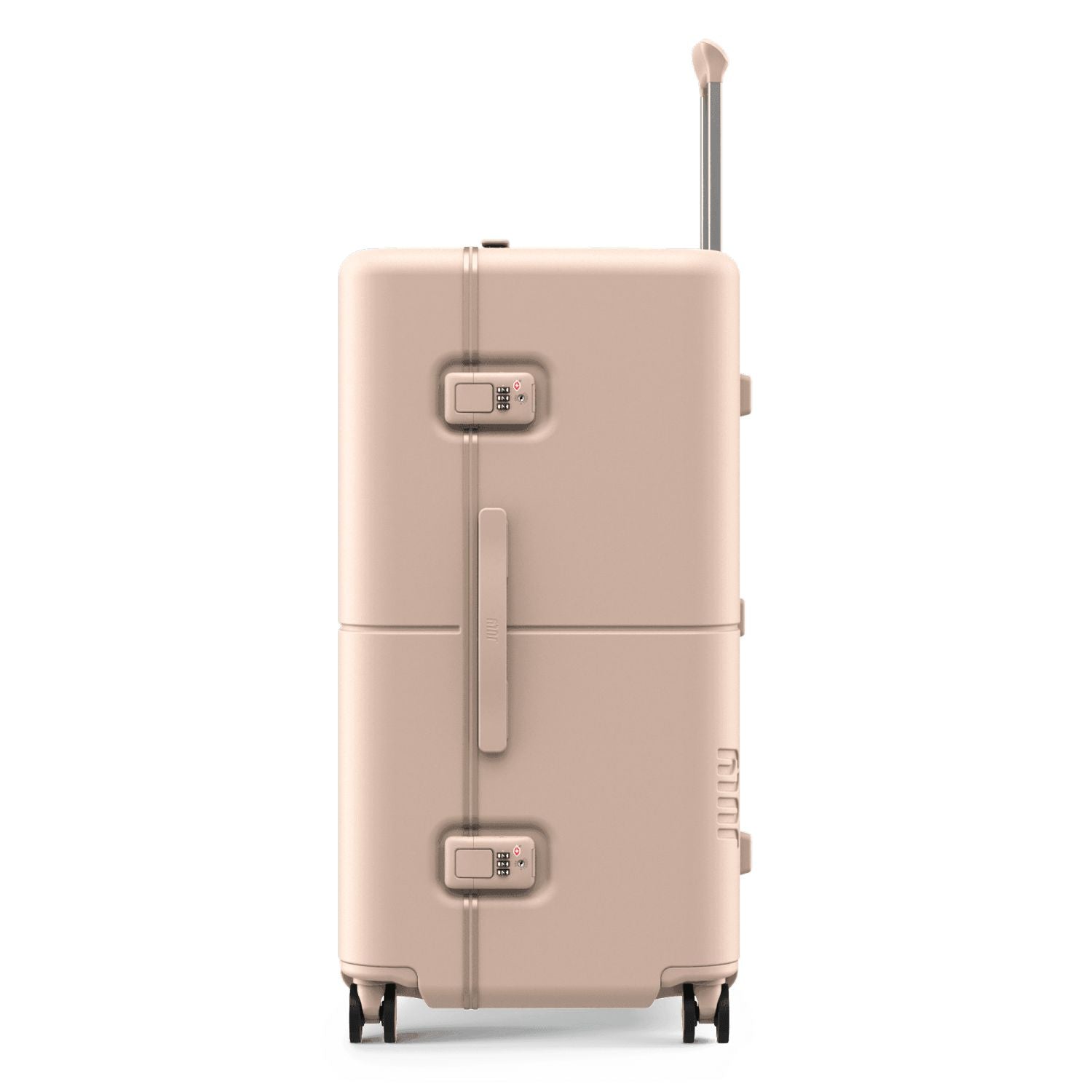 July Checked Trunk Polycarbonate Frame 28" Luggage - Matte Sand