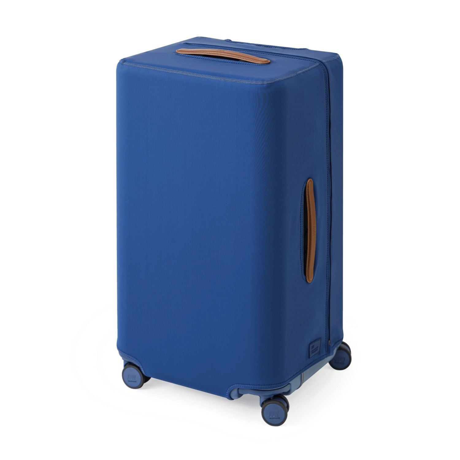 July Checked Trunk Stretch Cover - French Blue