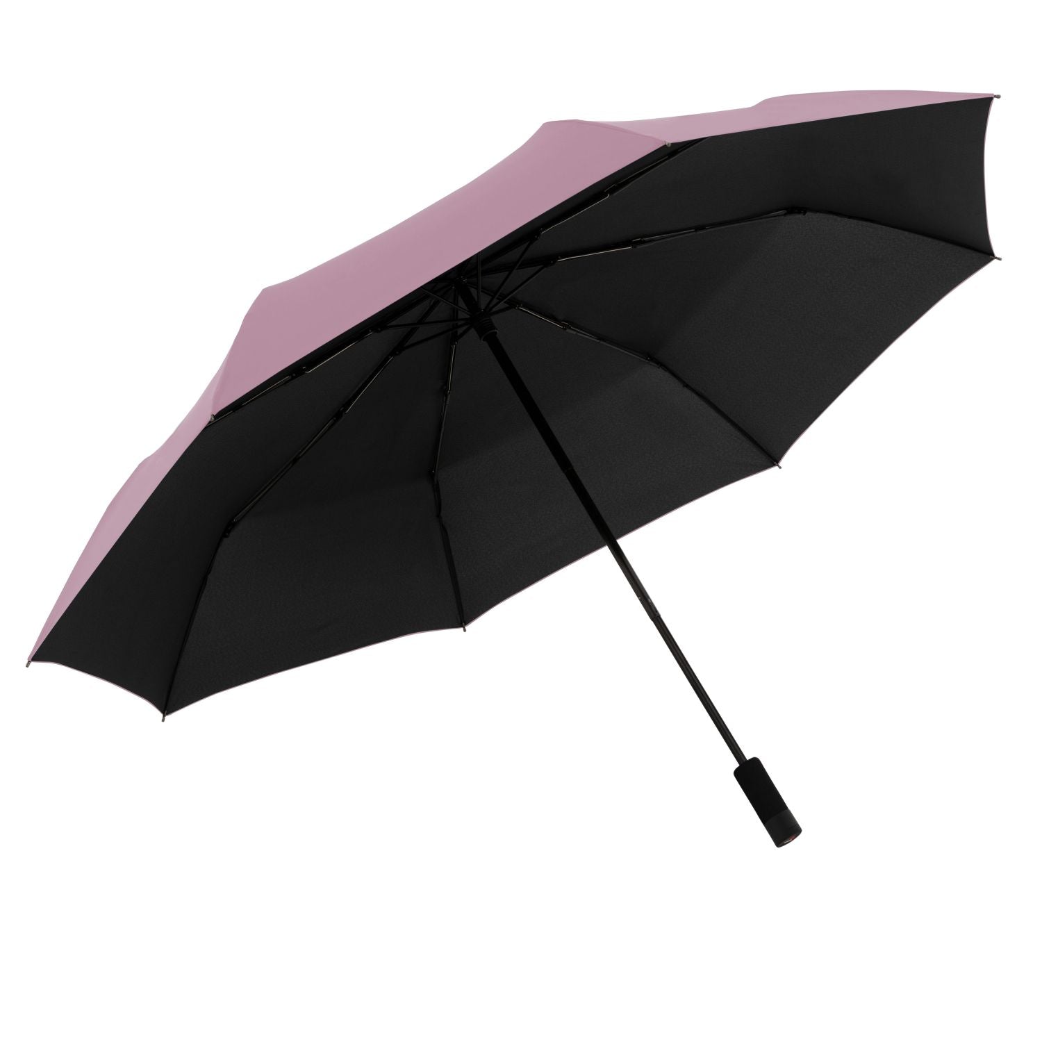 Knirps U.090 Ultralight XXL Manual Compact (UV Protection) - Rose / Black Inner Coating