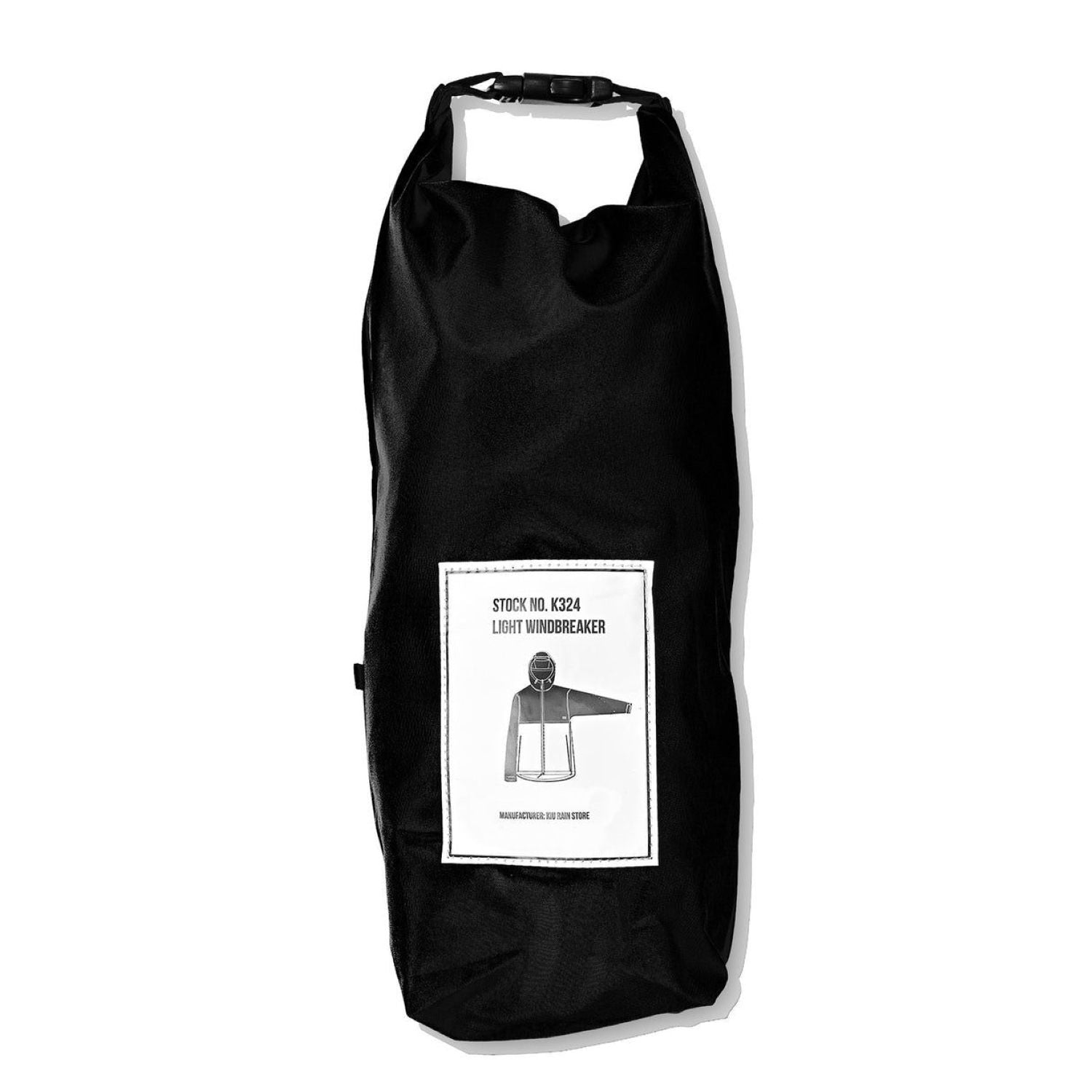 KiU Light Windbreaker Jacket M (Black)