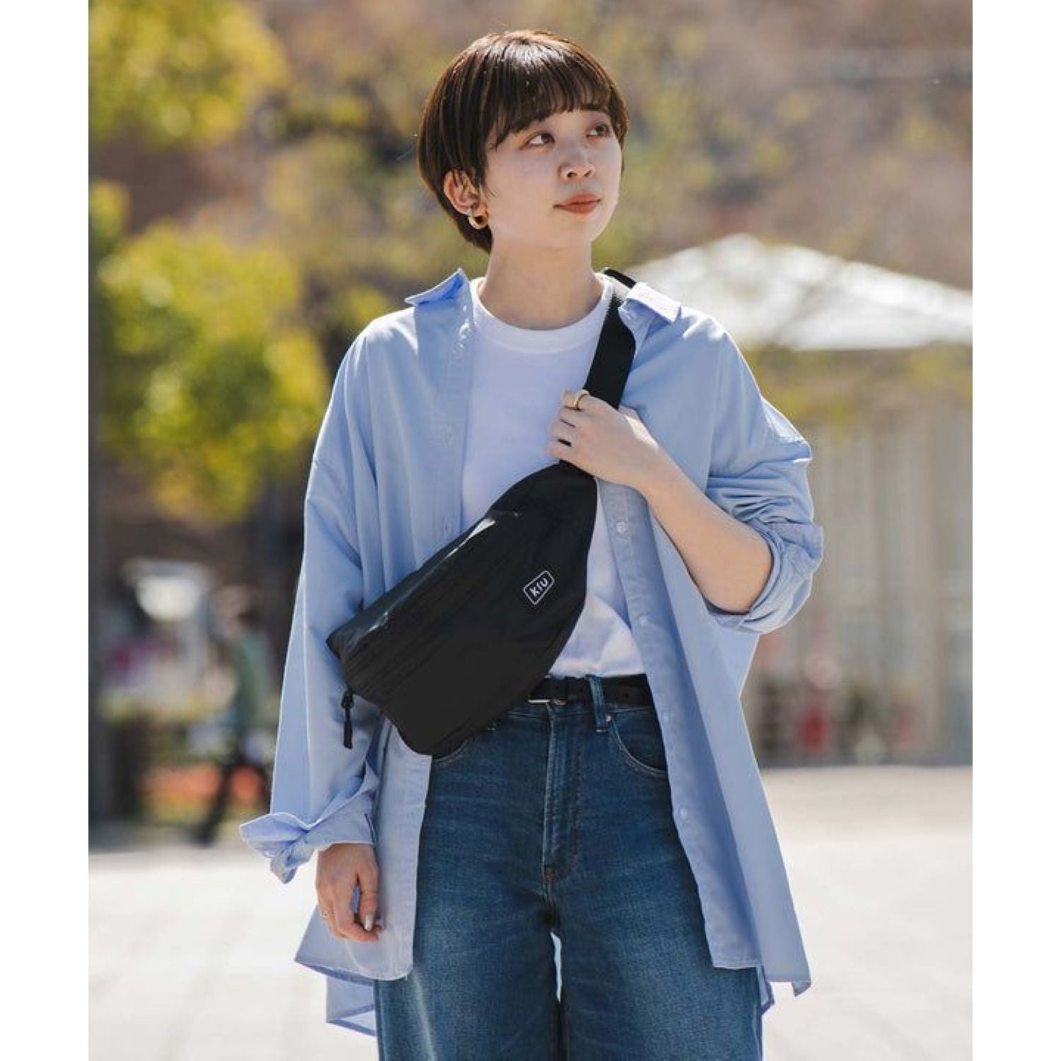 KiU Waterproof Body Bag (Black)