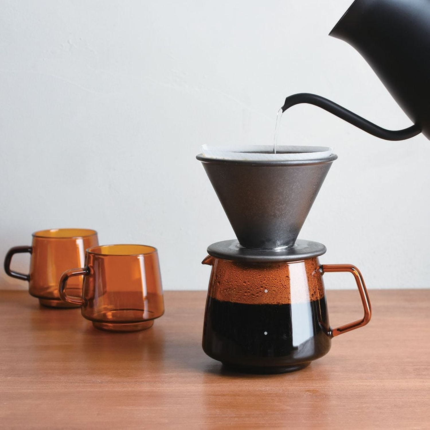 Kinto Sepia Jug 600ML - Amber