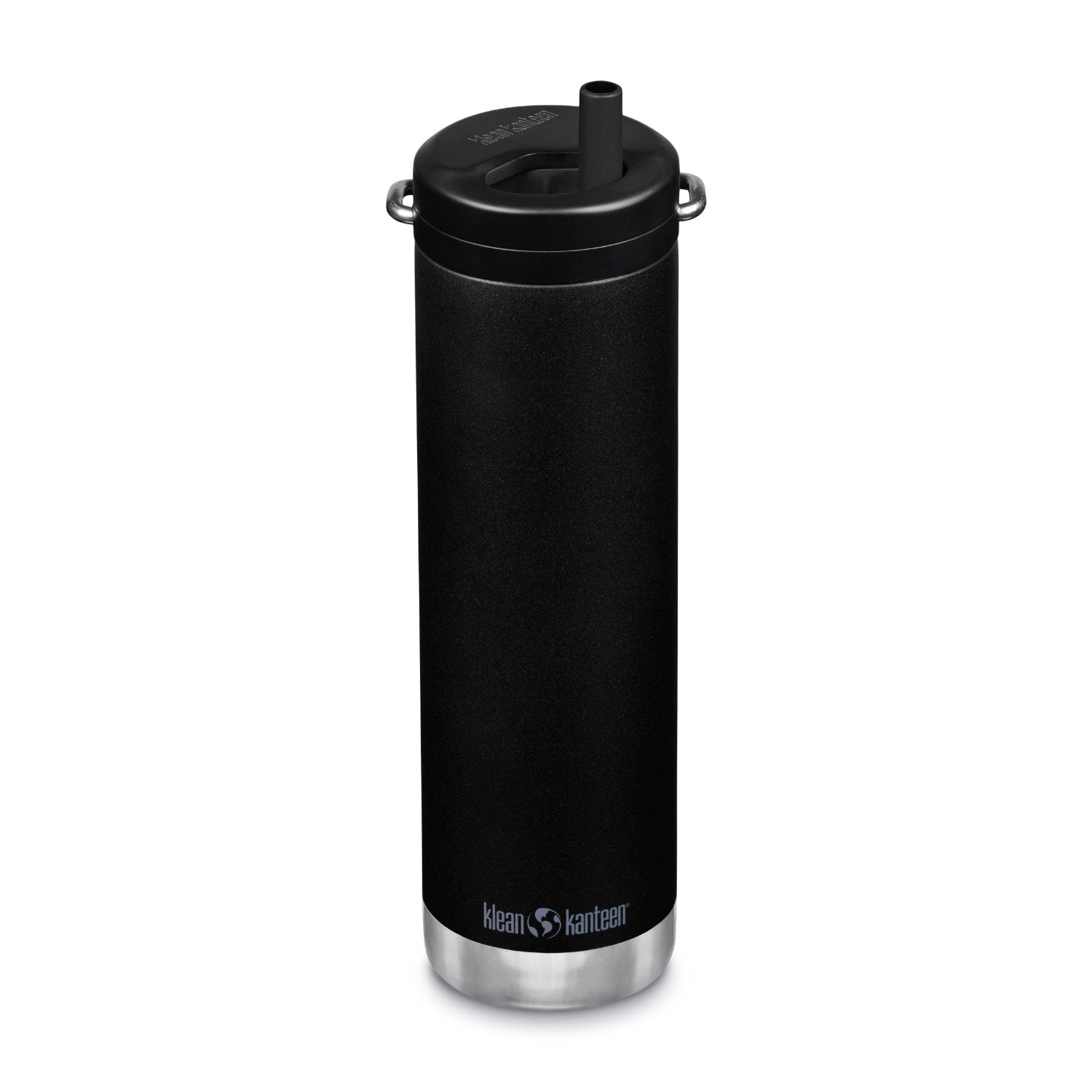 Klean Kanteen Insulated TKWide 20oz Water Bottle (with Twist Cap) (Black)