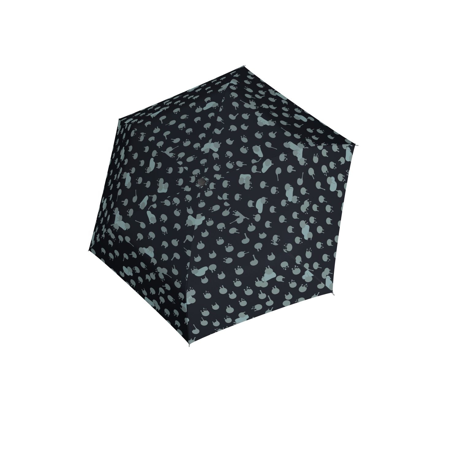 Knirps U.200 Ultra Light Duomatic Umbrella - Rainyday Black