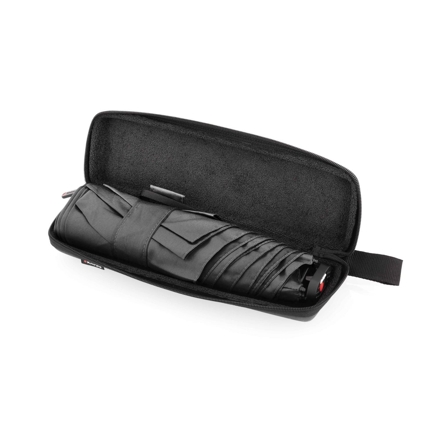 Knirps X4U Ultralight Slim Manual With Eva Case - Black