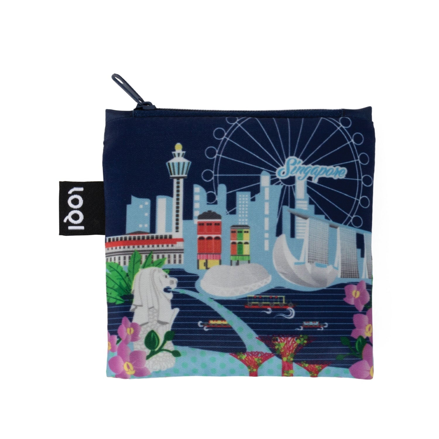 LOQI Urban Foldable Tote Bag - Singapore - V2