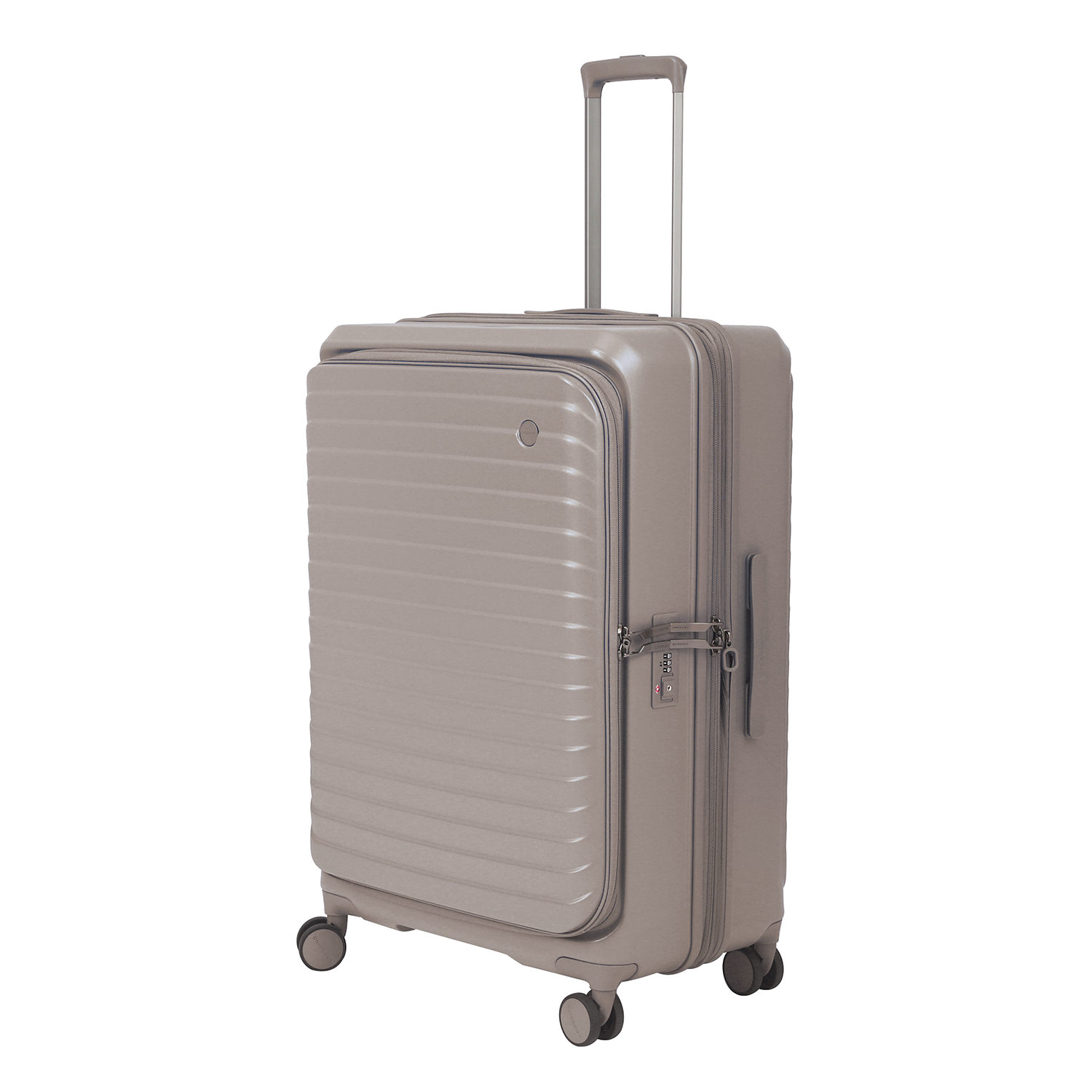 CROSSING INVI 30" Large Expandable Luggage With Front & Middle Access V3 - Latte