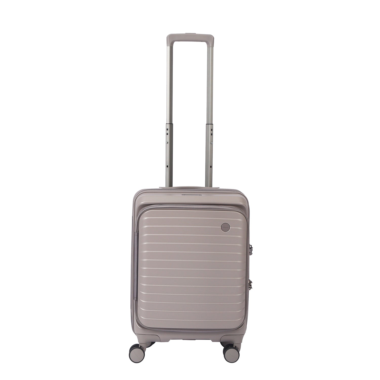 CROSSING INVI 20" Carry On Expandable Luggage With Front & Middle Access V3 - Latte