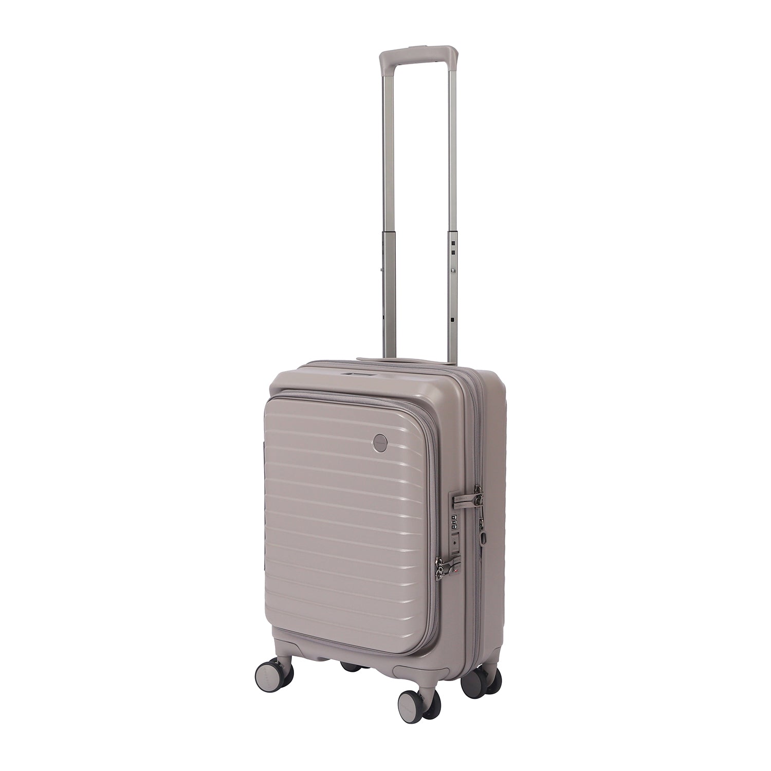 CROSSING INVI 20" Carry On Expandable Luggage With Front & Middle Access V3 - Latte