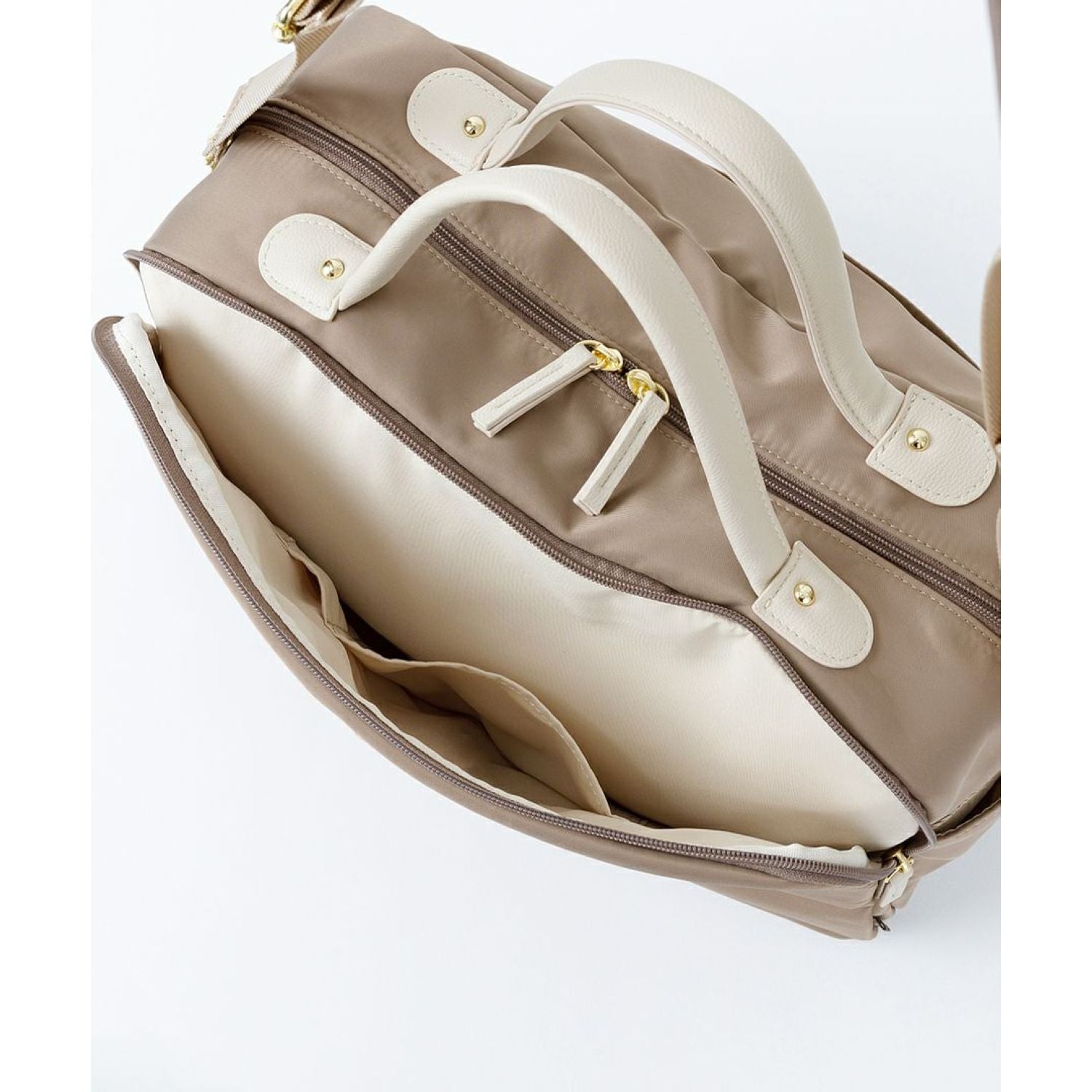 Legato Largo Burden Free 2Way Boston Bag (Light Brown)