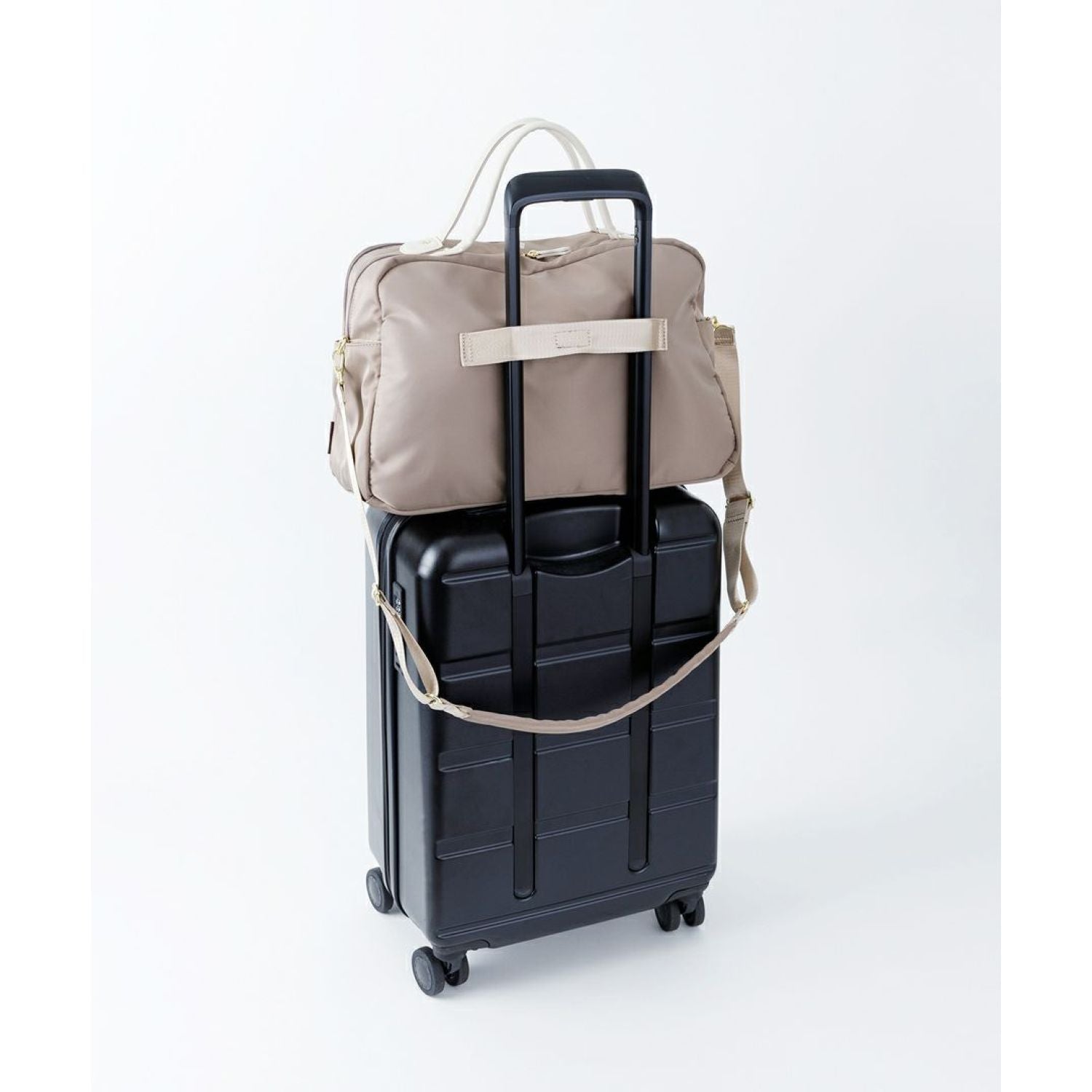 Legato Largo Burden Free 2Way Boston Bag (Light Brown)