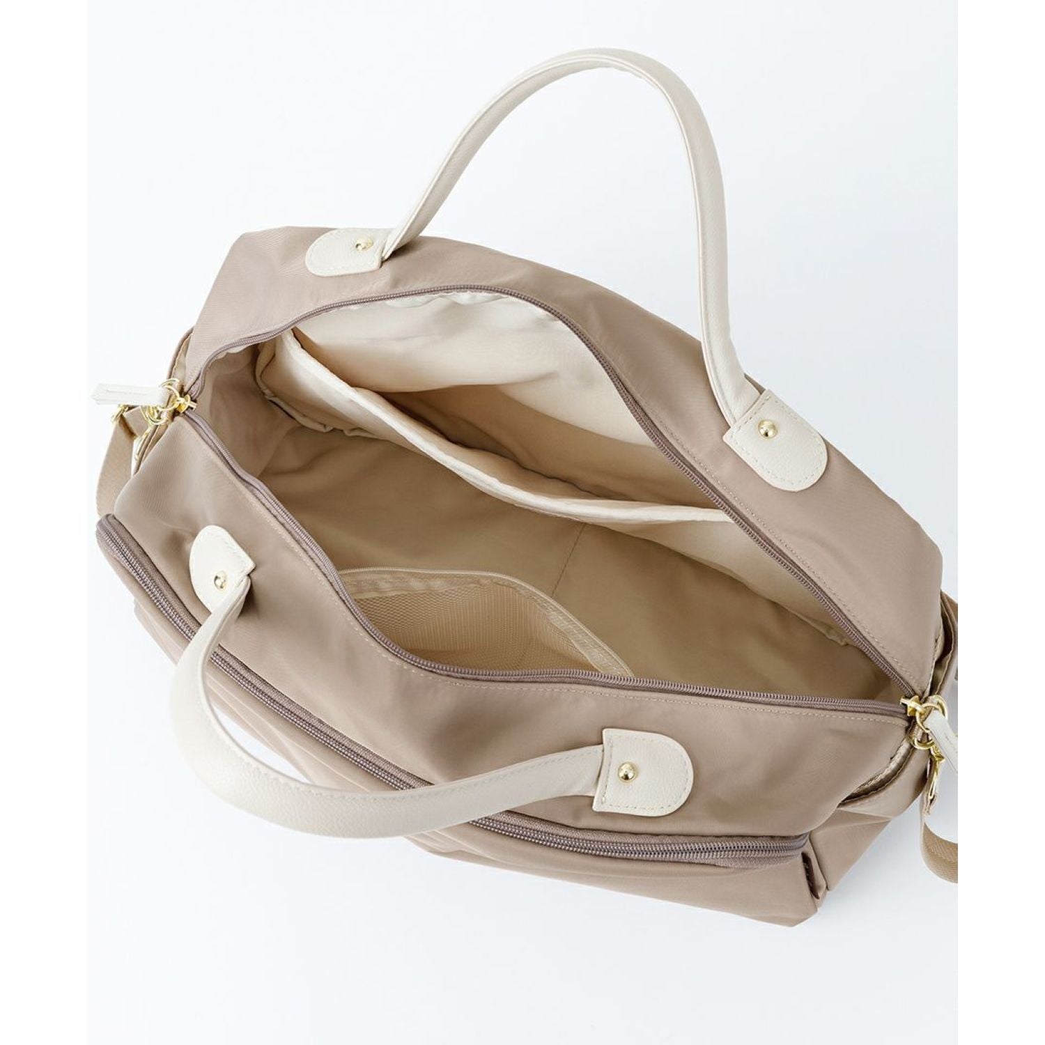 Legato Largo Burden Free 2Way Boston Bag (Light Brown)