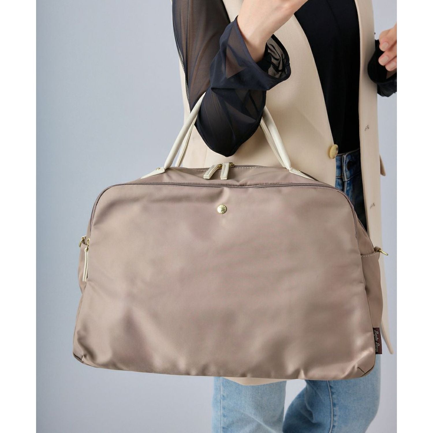 Legato Largo Burden Free 2Way Boston Bag (Light Brown)