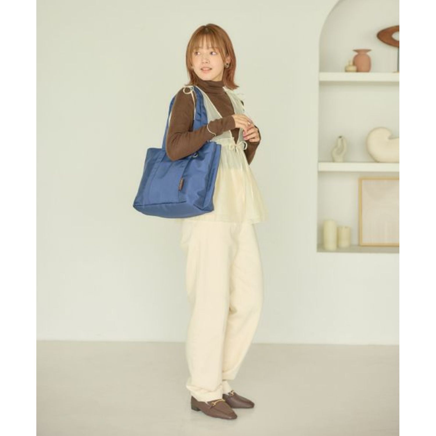 Legato Largo Easy Find A4 Tote Bag (Navy)
