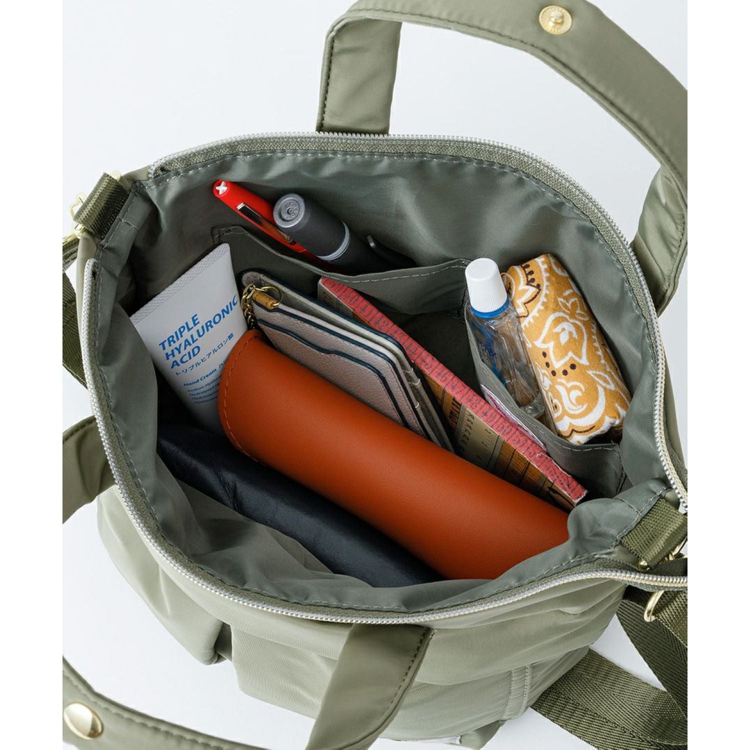 Legato Largo Helmet Bag 2Way Shoulder Bag (Olive)