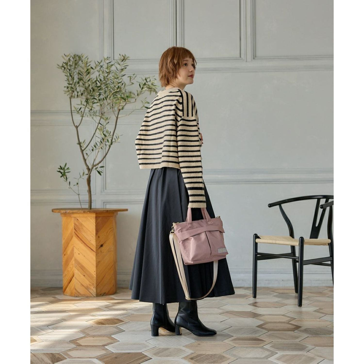 Legato Largo Helmet Bag 2Way Shoulder Bag (Pink)