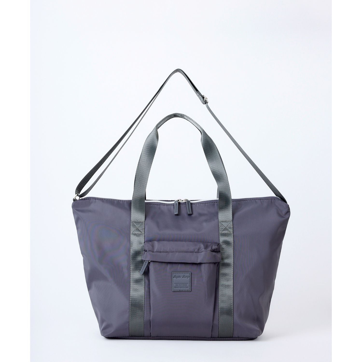 Legato Largo Silky 2Way Boston Bag (Grey)