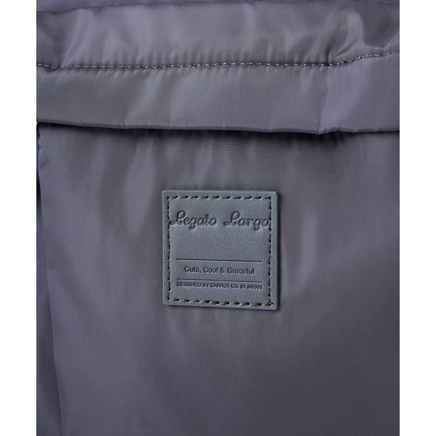 Legato Largo Silky 2Way Boston Bag (Grey)