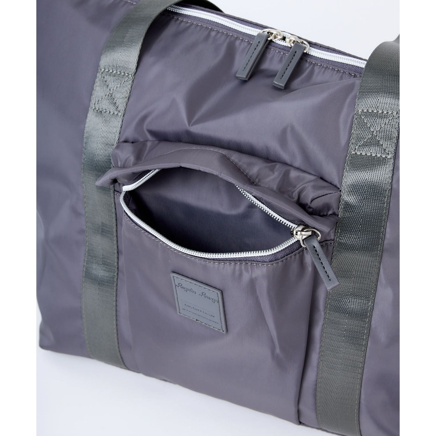 Legato Largo Silky 2Way Boston Bag (Grey)