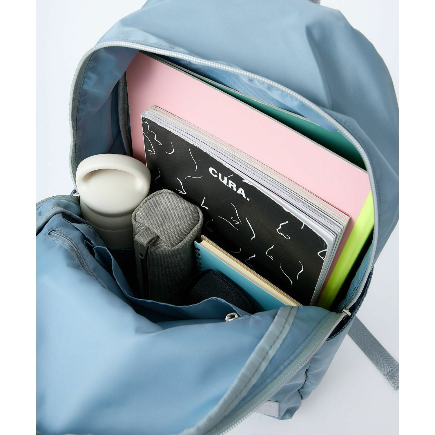 Legato Largo Silky A4 Backpack (Light Blue)