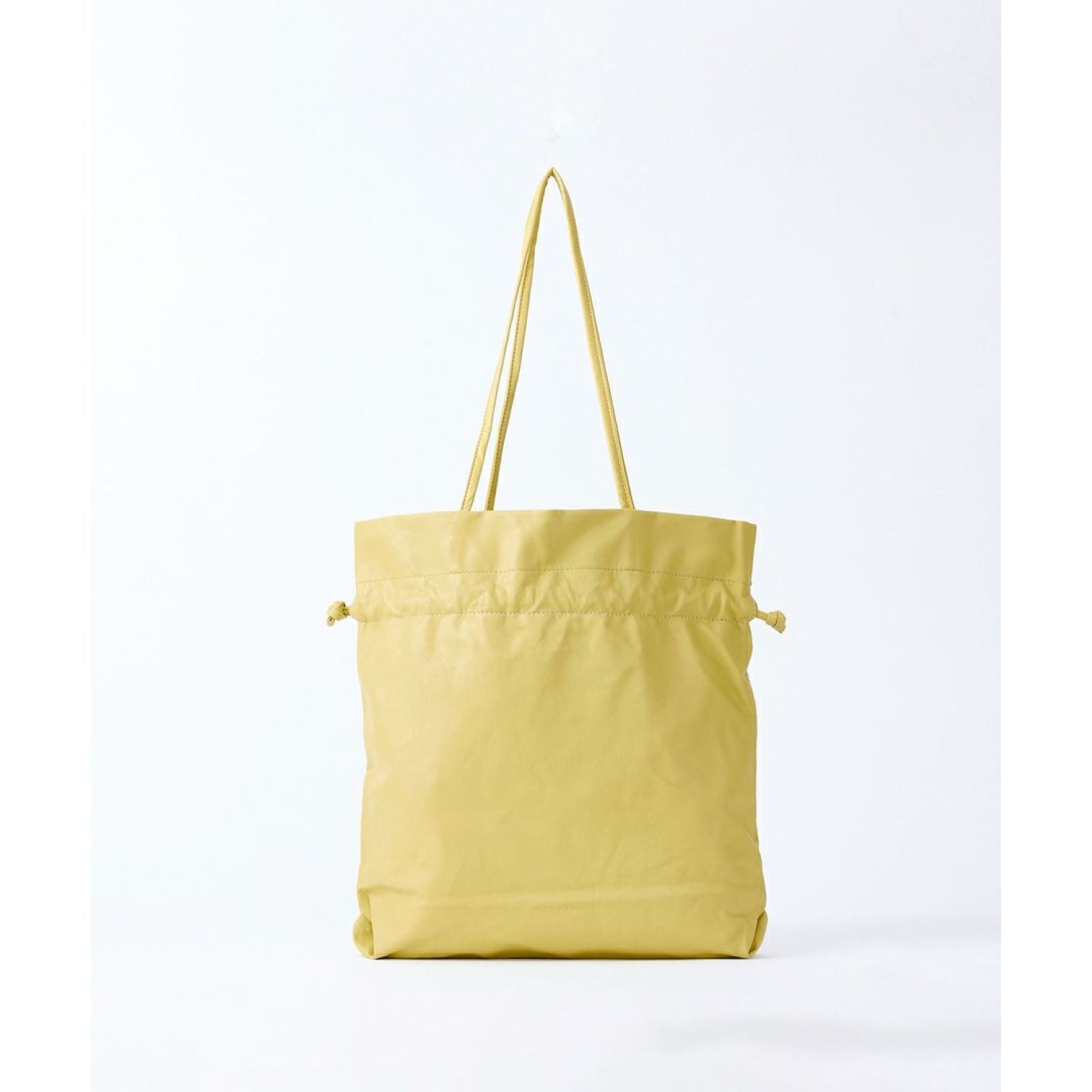 Legato Largo Washable Drawstring A4 Tote Bag (Mint Green)