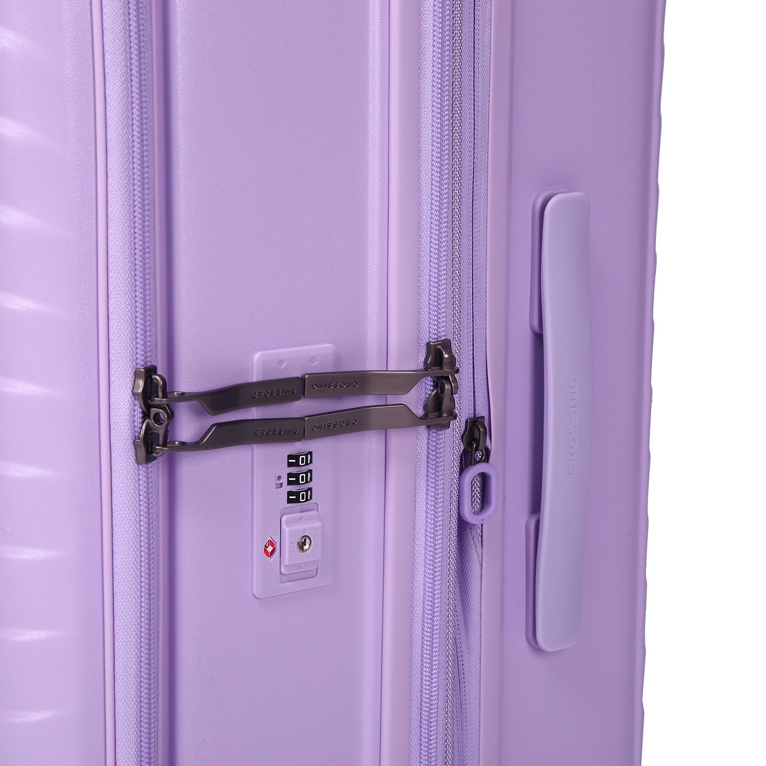 CROSSING INVI 25" Medium Expandable Luggage With Front & Middle Access V3 - Lilac