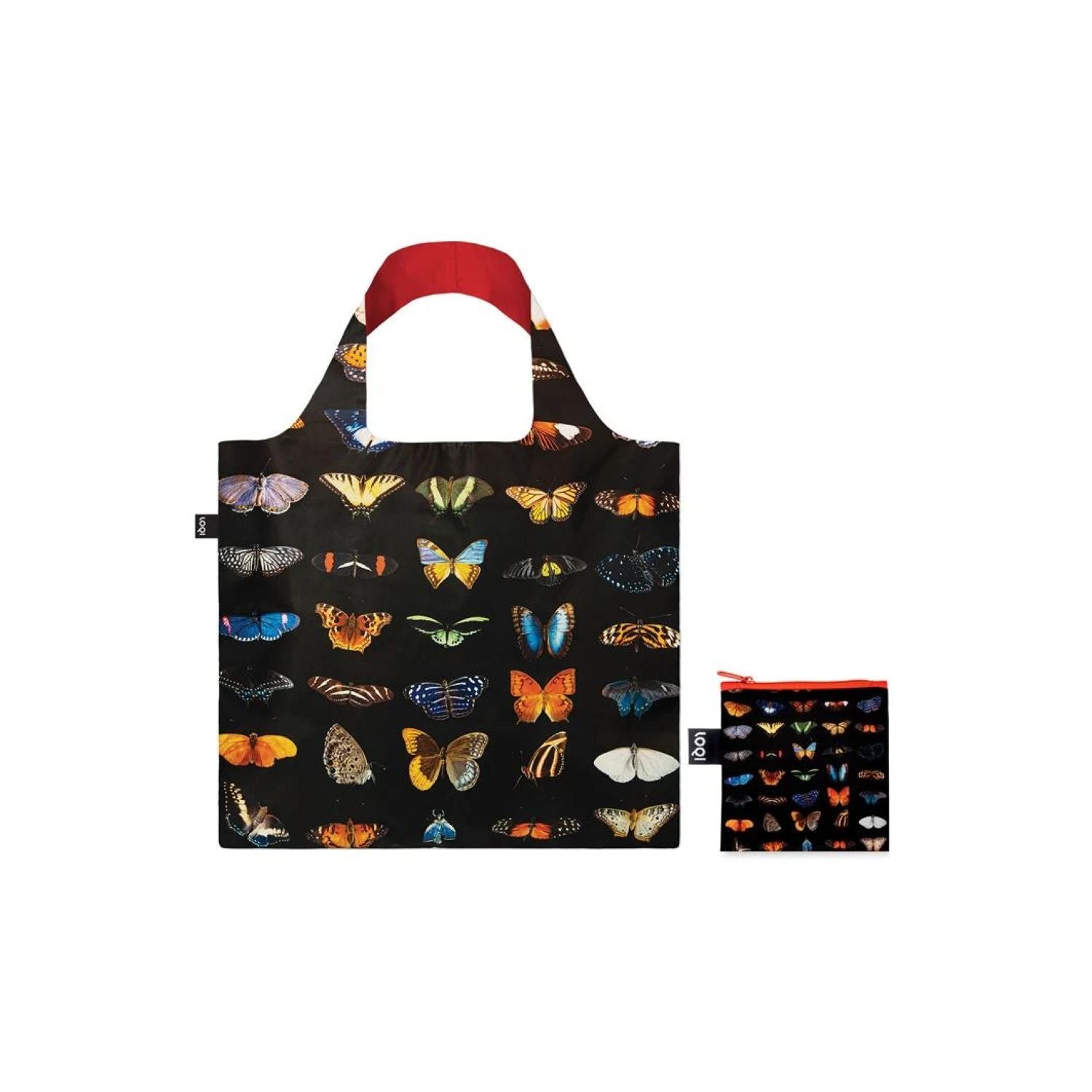 LOQI ARTIST Foldable Tote Bag - NAT GEO - Butterflies & Moths