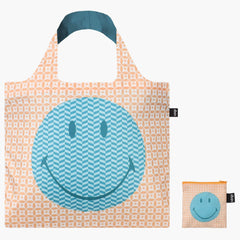LOQI Artist Bag Smiley Geometric Recycled