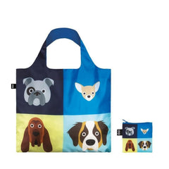 LOQI Artist Foldable Tote Bags - Stephen Cheetham - Dogs