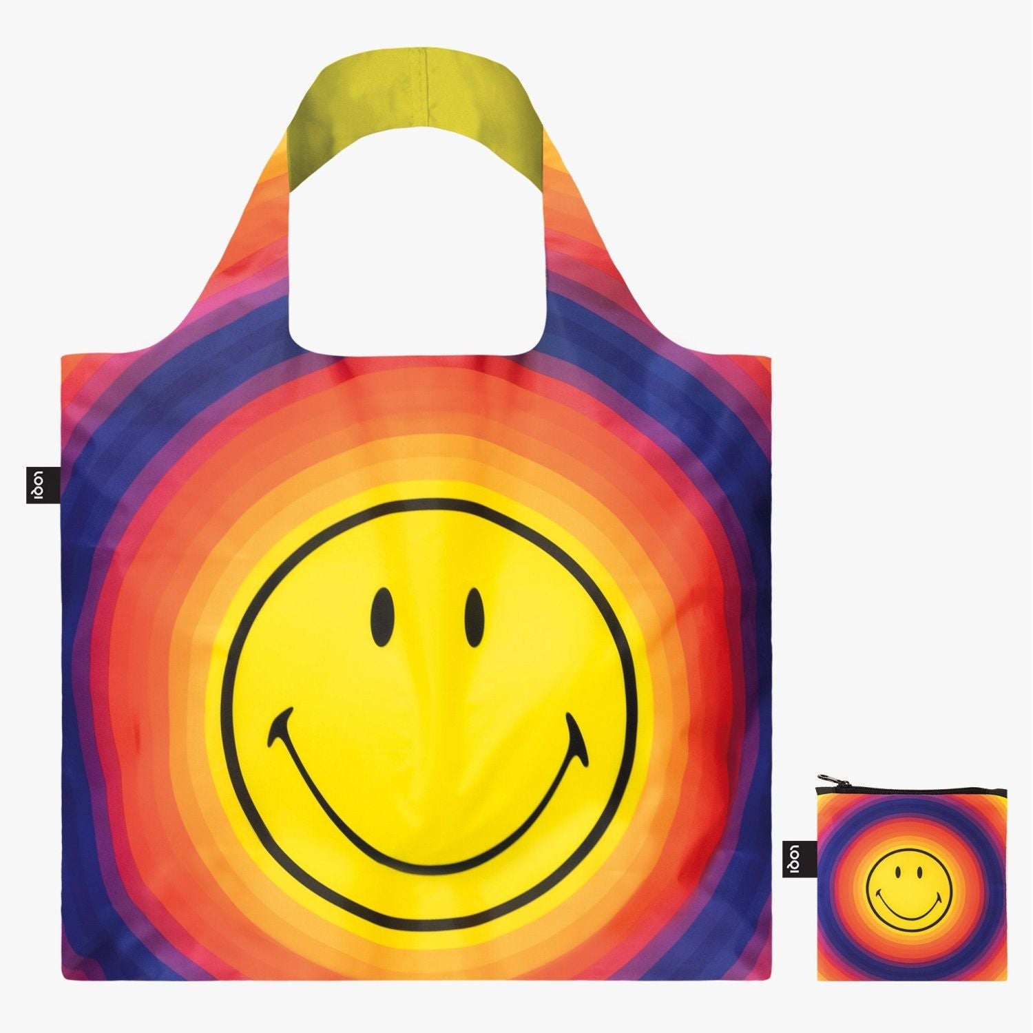 LOQI Museum Bag - Smiley - Rainbow Capsule