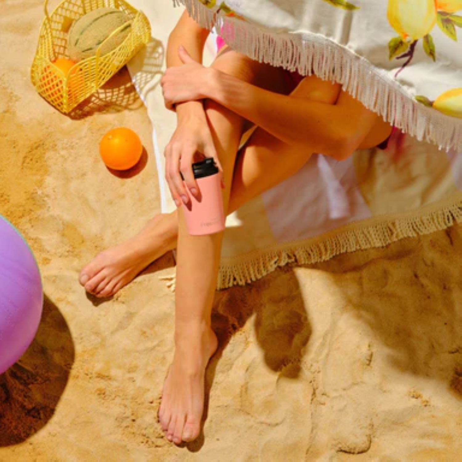 Made By Fressko Bino 8oz Insulated Ceramic Cup - Peachy