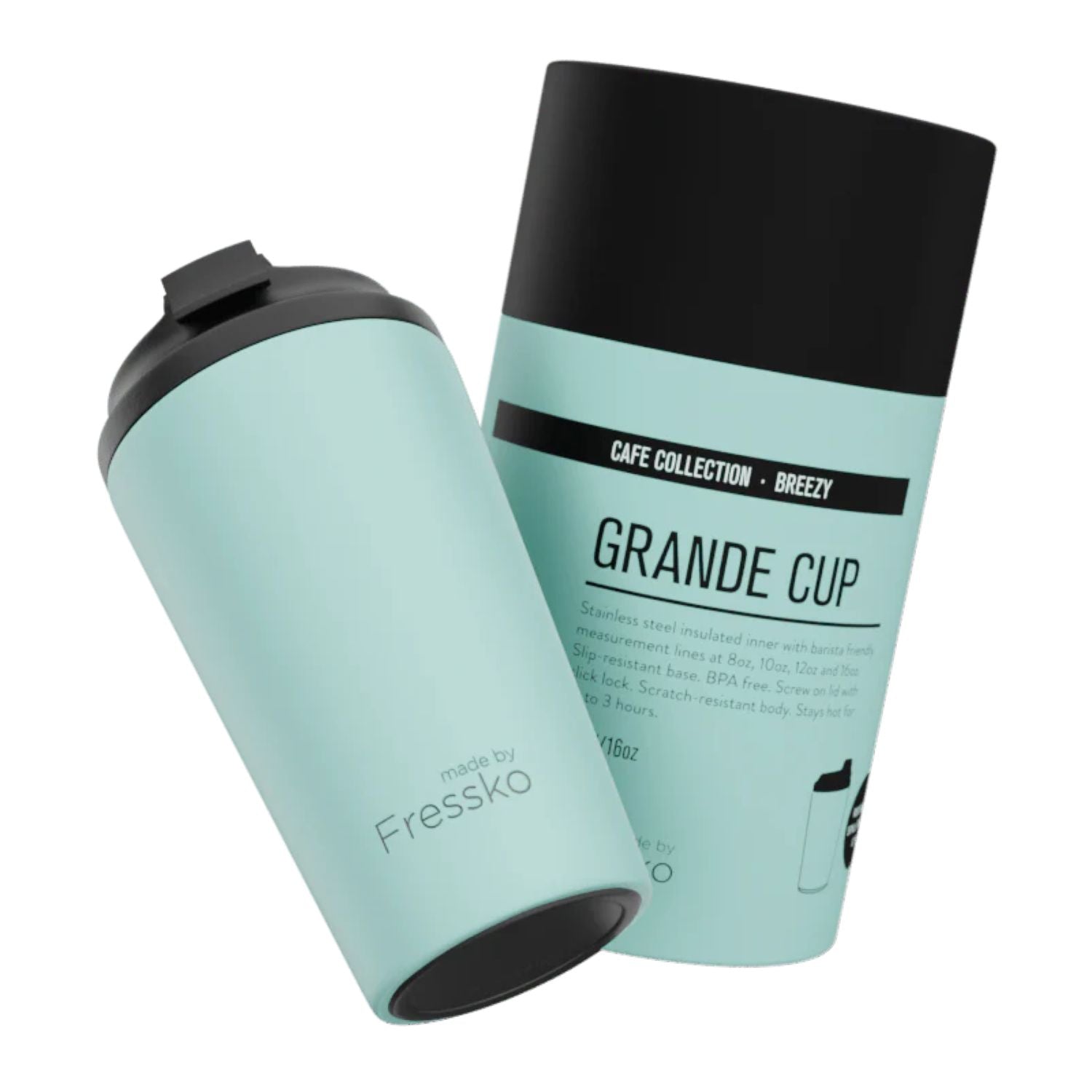 Made By Fressko Grande 16oz Insulated Stainless Steel Cup - Breezy